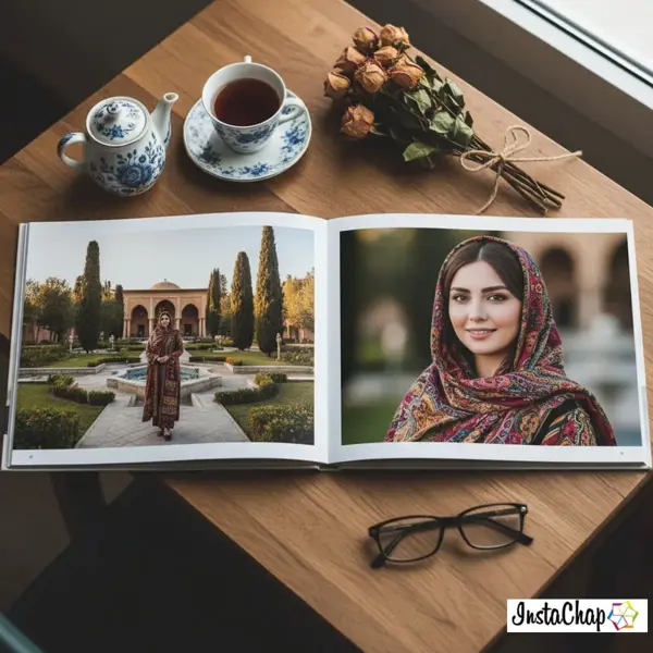 ترکیب عکی کلوزآپ و لنداسکیپ در فتوبوک